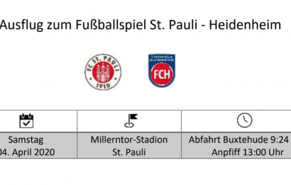 DG News: Ausflug zum Fußballspiel St. Pauli – Heidenheim